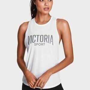 White Tank Top VS to complete your athleisure look No flaws excellent condition!